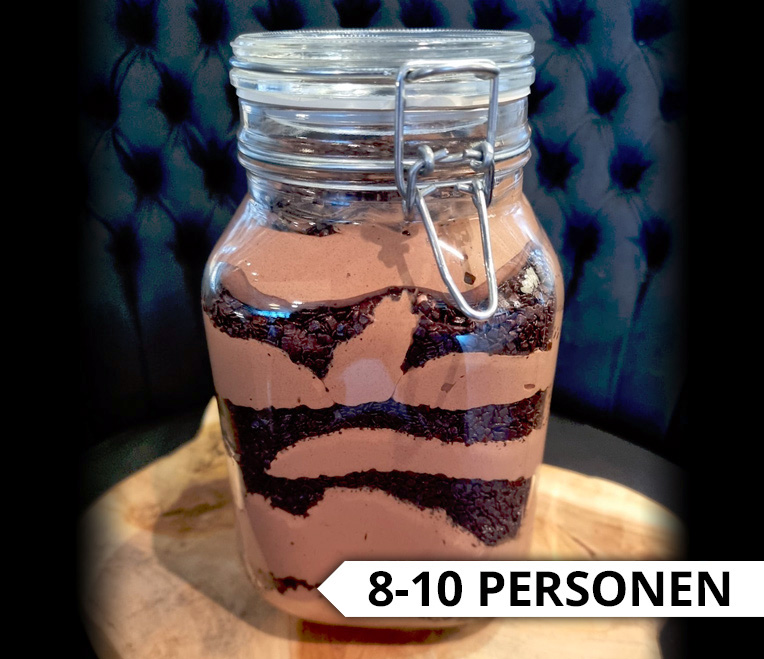 Afbeelding van Chocolademousse  in weckpot (2 ltr.)