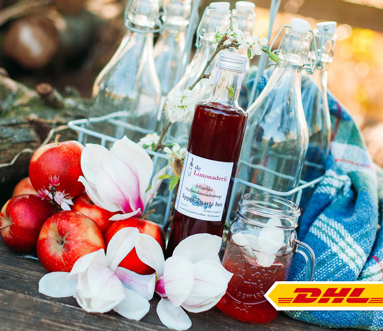 Afbeelding van Limonade siroop <BR>Appel-Zwartebes (500 ml.)