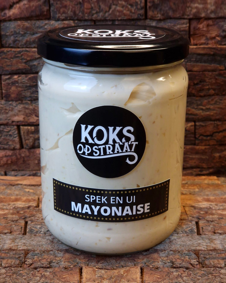 Afbeelding van Spek en ui mayonaise <BR>Huisgemaakt (500 ml.)