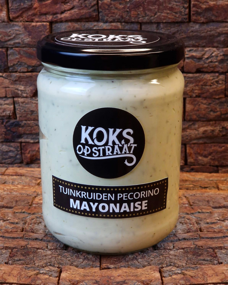 Afbeelding van Tuinkruiden pecorino mayonaise <BR>Huisgemaakt (500 ml.)