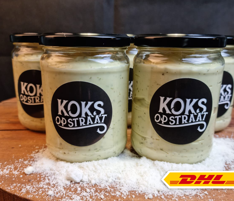 Afbeelding van Tuinkruiden pecorino mayonaise <BR>Huisgemaakt (500 ml.)